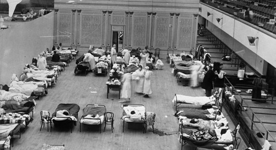 Spanish Flu † 17 – 100 Million