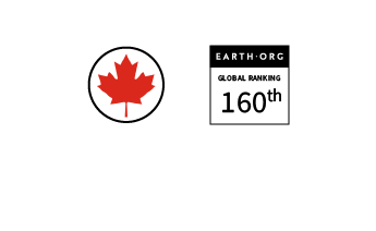 Canada – Ranked 160th in the Global Sustainability Index