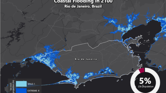 Sea Level Rise Projection Map – Rio de Janeiro