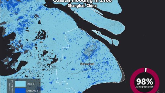 Sea Level Rise Projection Map – Shanghai