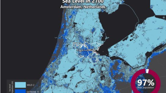 Sea Level Rise Projection Map – Amsterdam