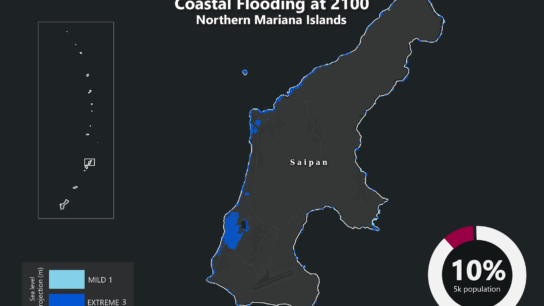 Sea Level Rise Projection Map – Northern Mariana Islands