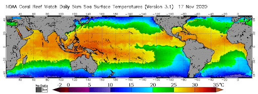 ocean temperatures remote sensing