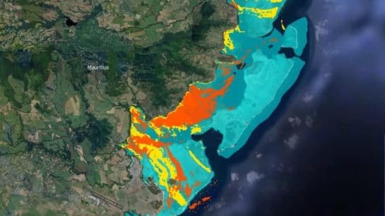 Mapping the Mauritius Oil Spill