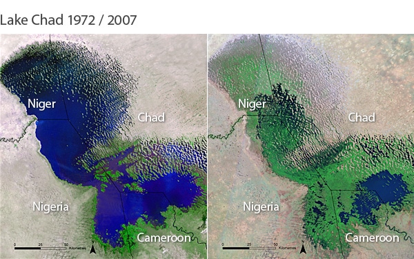 Lake Chad Sahel Sahara expansion