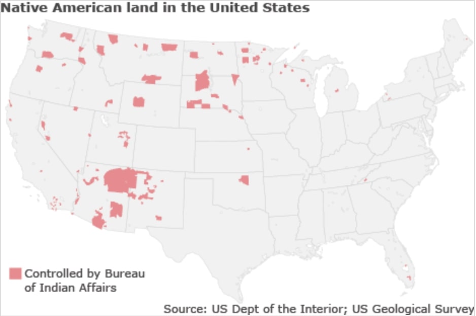 native american land in the us
