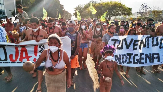With Their Land on the Line, Indigenous People of Brazil Gather for Landmark Ruling