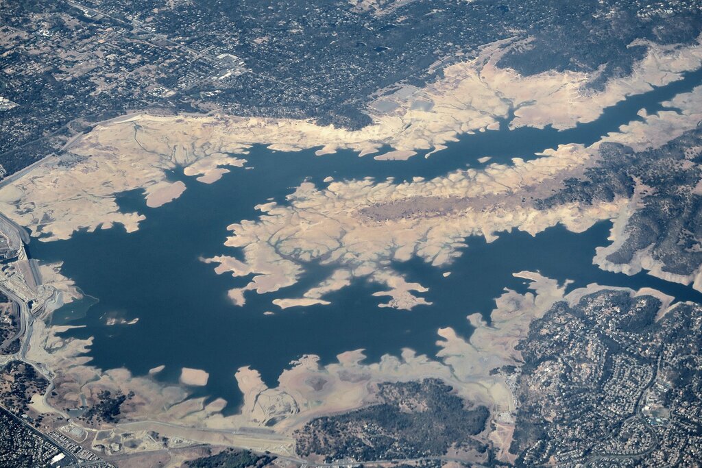 us drought, Folsom Lake, California Drought