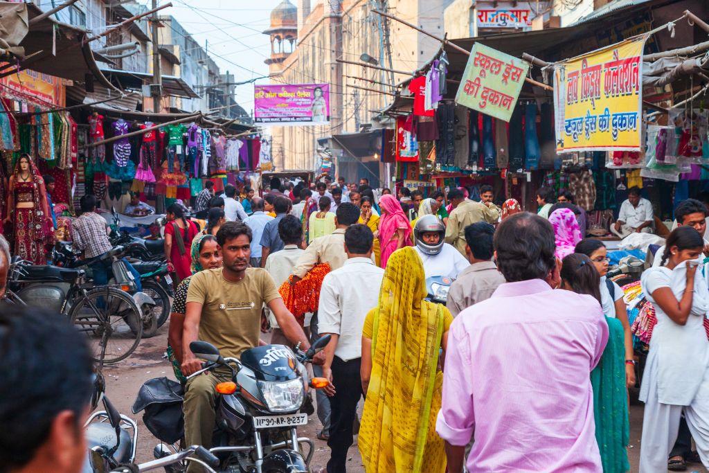 india; indian streets; indian people; street market india