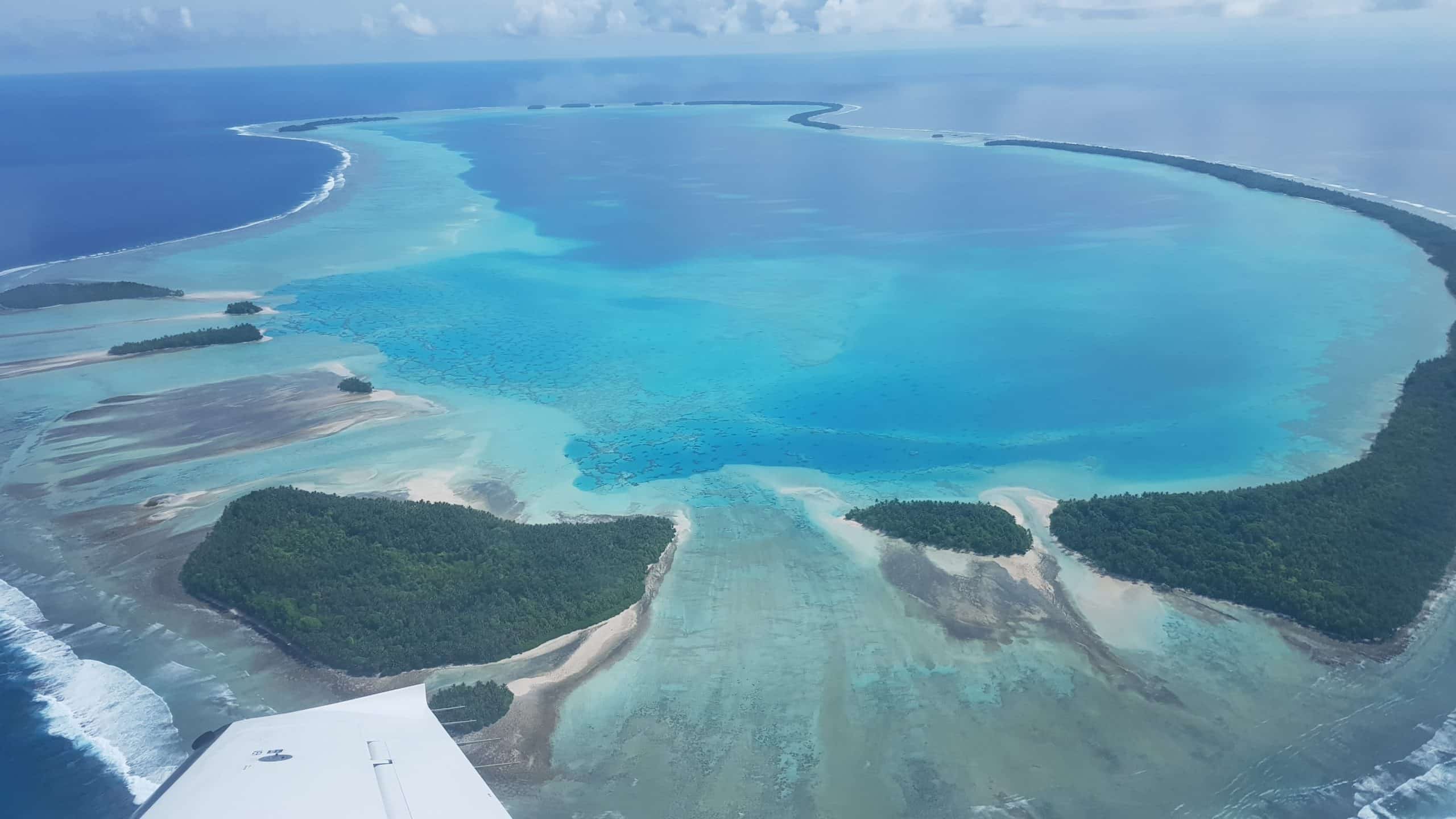 Airbourne lidar capture over the Palau Islands.