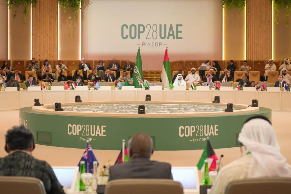 Pre-COP28 plenary. Photo: Flickr/COP28 UAE