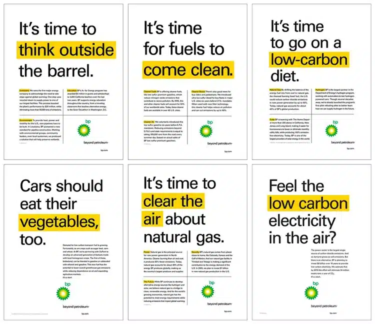 BP ads in the 2010s.