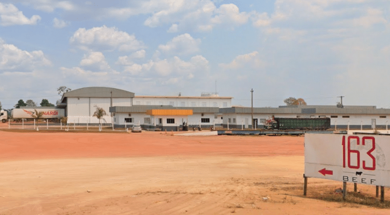 The 163 Beef plant in Brasil from Google Street View