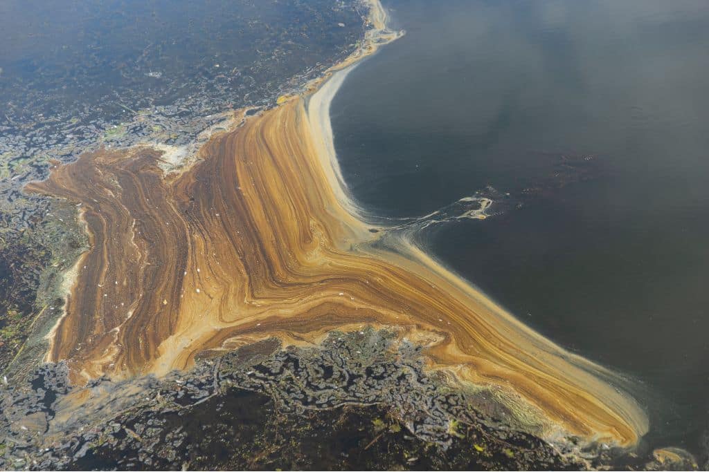 oil spill in the ocean is an environmental crime