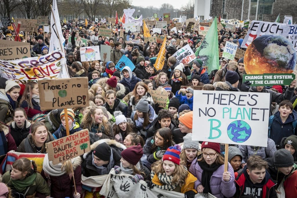 Fridays for Future protest in Berlin in 2018