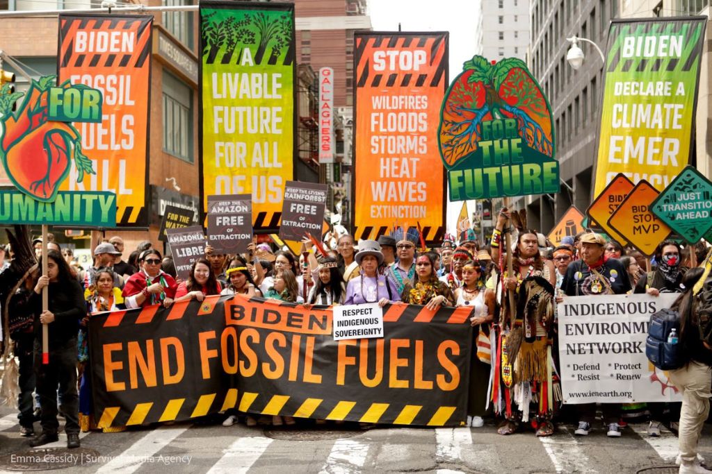 'End Fossil Fuels’ March in New York City on September 17, 2023